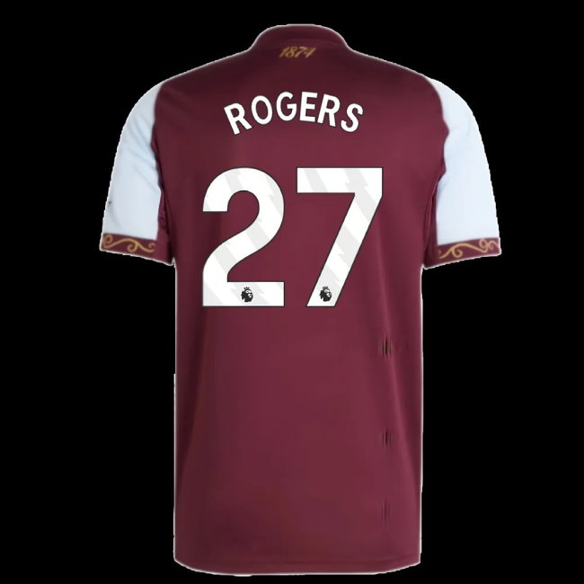 2025-2026 Aston Villa Home Shirt (Rogers 27)-SoccerKits Hub | Buy Soccer Jerseys Online